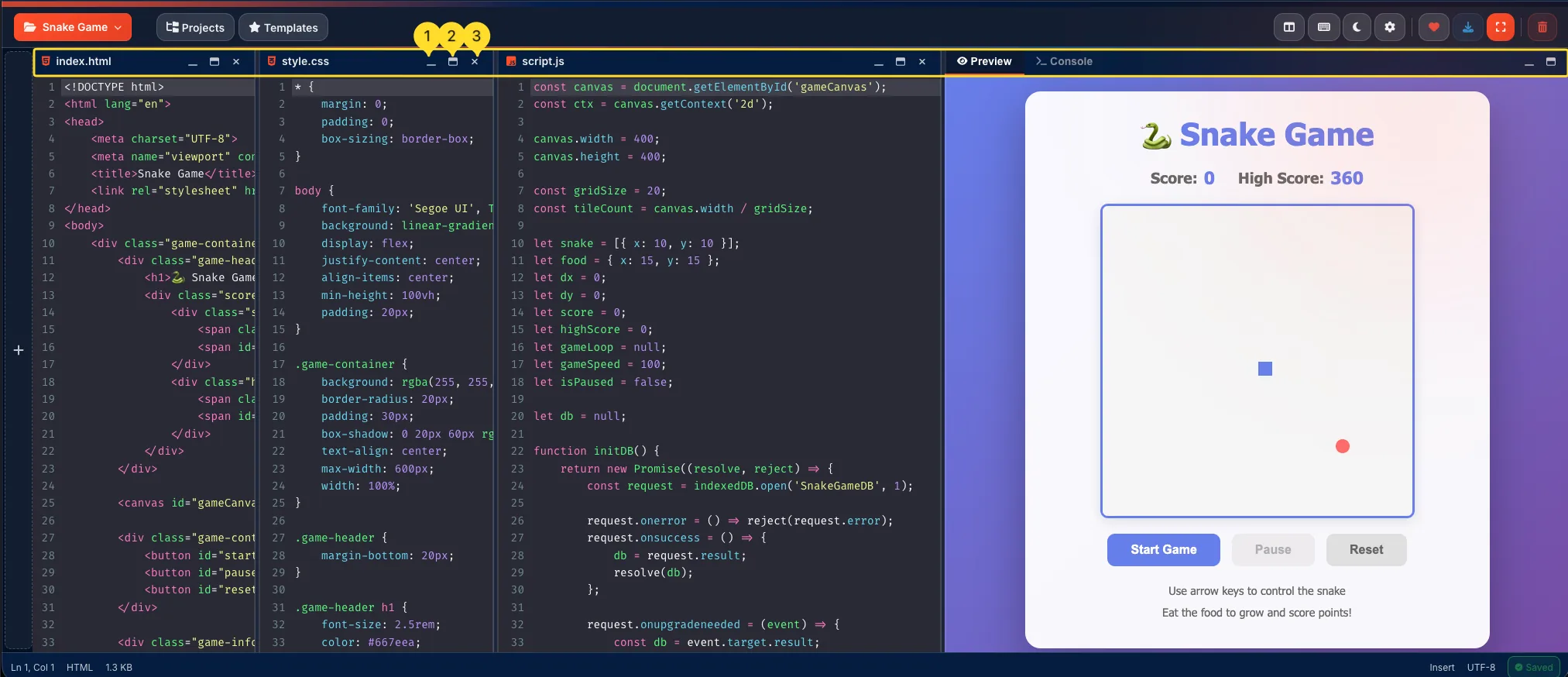 Tab control buttons showing minimize, maximize, and close buttons in Stacked and Multi-window views