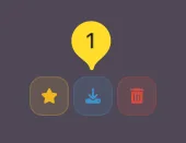 Download button in mode panel