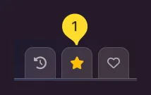 Presets button in header